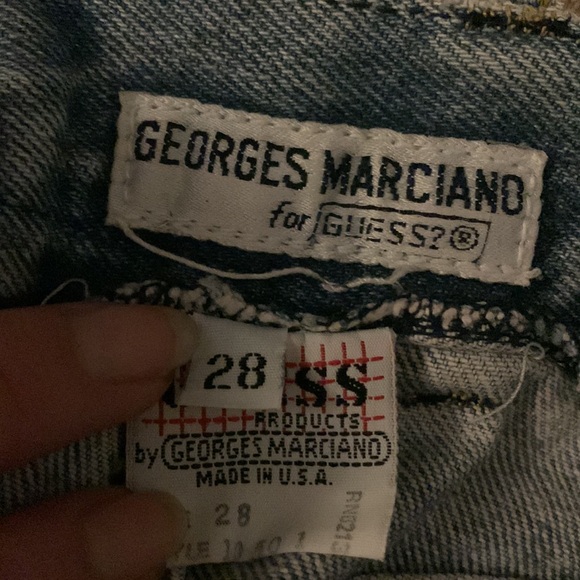 Guess Skirt Blue Jean Size 28 Women’s - Picture 8 of 8